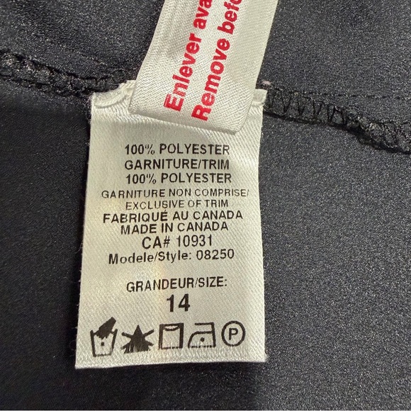 Laura Plus Black and White Button-Down Sleeveless Shirt Blouse Collar Wide Strap - Picture 8 of 9